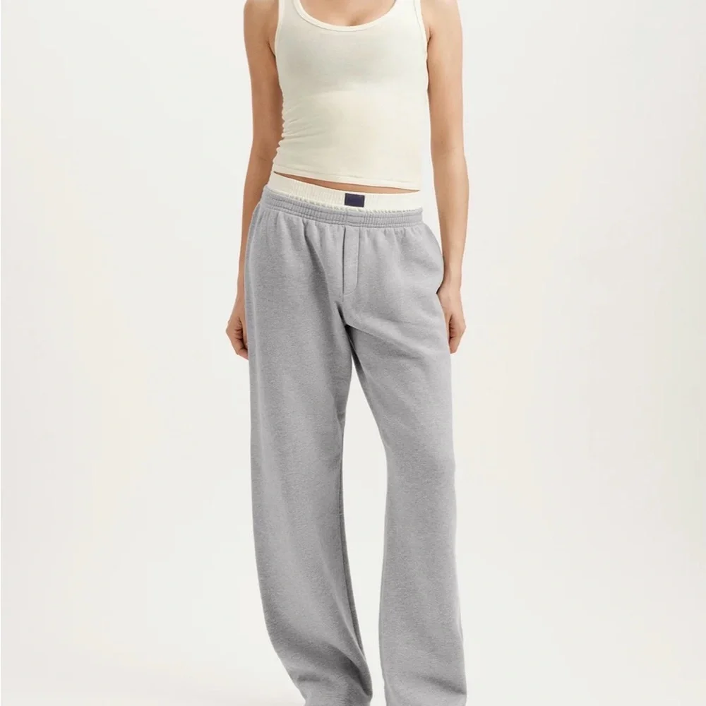 SET Active Midweight Sweats Staple Layered Straight Leg Sweats - Picture 1 of 4